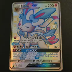 Pokemon TCG Sylveon GX 200 HP Shiny Holo Rare Hidden Fates SV76/SV94 English - Image 1
