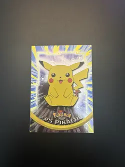 Topps Chrome Pikachu #25 Pokemon 2000 Holo Foil NM-LP Free Shipping! - Image 1