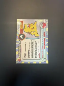 Topps Chrome Pikachu #25 Pokemon 2000 Holo Foil NM-LP Free Shipping! - Image 2