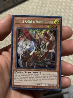Ghost Ogre & Snow Rabbit 1st Edition Yu Gi Oh Secret Rare Nm Cond Free Ship - Image 1