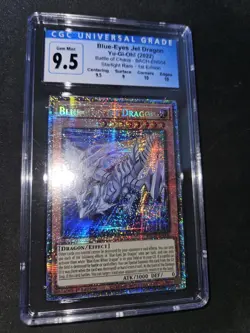 Yugioh Blue-Eyes Jet Dragon BACH-EN004 Secret Rare 1st Edition NM - Image 5