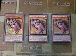 YUGIOH 3X BLACKWING SHAMAL THE SANDSTORM MP23-EN153 PRISMATIC SECRET 1ST ED NM - Image 1