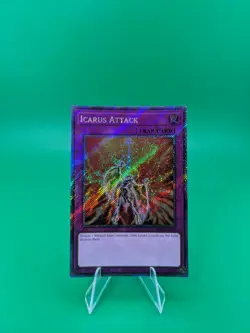 Yu-Gi-Oh! Icarus Attack RA03-EN165 Platinum Secret Rare - Image 1