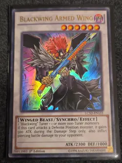 Yugioh! MP Blackwing Armed Wing - LC5D-EN133 - Ultra Rare - 1st Edition - Image 1