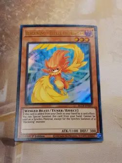 Blackwing - Bora the Spear - BLCR-EN057 Yu-Gi-Oh! Foil Holo Ultra Rare Nice! - Image 1