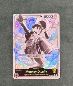 One Piece Starter Deck 29 (Egghead) Monkey.D.Luffy Parallel ST29-001 Foil NM - Image 1