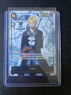 Sabo OP13-120 Alt Art Secret Rare Carrying On His Will One Piece - Image 1