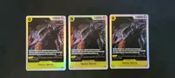 x3 Gecko Moria - SR OP14-104 English NM The Azure Sea's Seven - Image 1