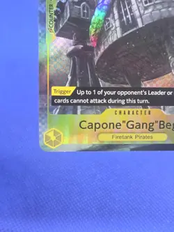 One Piece Kingdoms of Intrigue Capone Gang Bege OP04-100 Alternate Alt Art NM - Image 5