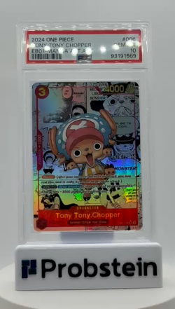 2024 One Piece EB01 Manga Alternate Art #006 Tony Tony Chopper PSA 10 GEM MINT - Image 2