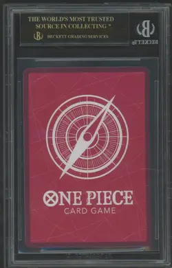 2025 BVB X ONE PIECE MATCH DAY PROMOS #003 MONKEY D. LUFFY BGS 10 BLACK LABEL - Image 3