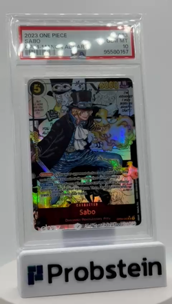 2023 One Piece OP04 Manga Alternate Art #083 Sabo PSA 10 GEM MINT - Image 2