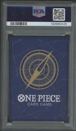 2024 One Piece En Convention Exclusive Foil #043 Monkey D. Luffy PSA 10 GEM MINT - Image 3