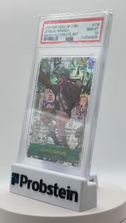 2025 One Piece OP-12 EN Manga Alternate Art #118 Jewelry Bonney PSA 10 GEM MINT - Image 2