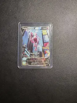 Pokemon TCG Go - Mewtwo V #72/78 - Full Art Alternative - Ultra Rare Card - Image 1