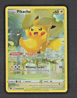 Pokemon TCG Pikachu GG30/GG70 Crown Zenith Galarian Gallery Full Art Ultra Rare - Image 3