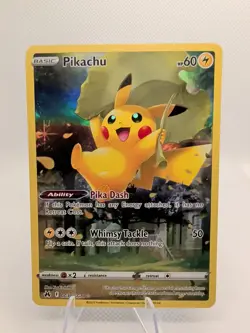 Pokemon TCG Pikachu GG30/GG70 Crown Zenith Galarian Gallery Holo 60 HP English - Image 2