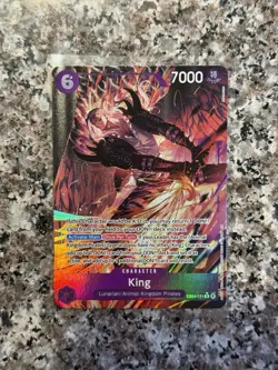 One Piece OP14 The Azure Sea’s Seven - King EB04-031 R Alternate Art ENGLISH - Image 1