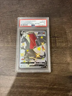 2020 Pokemon SWSH FA Charizard V 079/073 Secret Rare Champion's Path PSA 10 - Image 1
