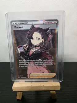Marnie Full Art Trainer Sword & Shield Base Set 200/202 Pokemon Card TCG - Image 1