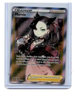 Marnie 200/202 NM Full Art Sword & Shield Base Set Pokemon TCG Card - Image 1
