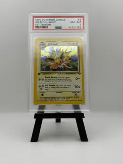 1999 POKEMON JUNGLE 1ST EDITION #4 JOLTEON-HOLO PSA 8 - Image 1