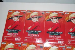 One Piece TCG: Carrying On His Will Sleeved Booster OP-13 English (LOT OF 10) - Image 2
