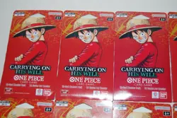 One Piece TCG: Carrying On His Will Sleeved Booster OP-13 English (LOT OF 10) - Image 2