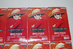 One Piece TCG: Carrying On His Will Sleeved Booster OP-13 English (LOT OF 10) - Image 3
