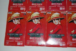 One Piece TCG: Carrying On His Will Sleeved Booster OP-13 English (LOT OF 10) - Image 4