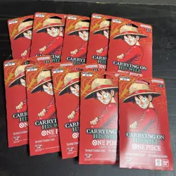 One Piece TCG: Carrying On His Will Sleeved Booster OP-13 English (LOT OF 10) - Image 1