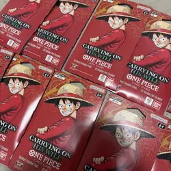One Piece TCG: Carrying On His Will Sleeved Booster OP-13 English (LOT OF 10) - Image 2