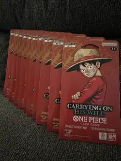 One Piece TCG: Carrying On His Will Sleeved Booster OP-13 English (LOT OF 10) - Image 1