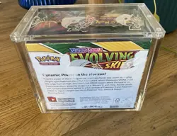 EVOLVING SKIES Booster Box (with Acrylic Case) Sealed 1st Wave - Pokemon TCG 820650818776 - Image 2