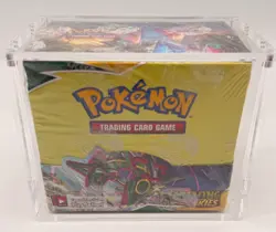 #2 Pokemon Evolving Skies Booster Box SEALED w/ Acrylic Case Mint Sword & Shield - Image 1