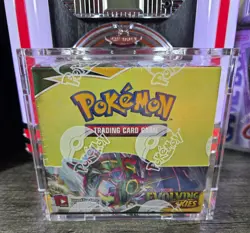 Pokemon Evolving Skies Booster Box Sealed & with Acrylic Case - Image 1