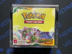 2021 Pokemon Evolving Skies Booster Box Factory Sealed ships in acrylic - Image 1