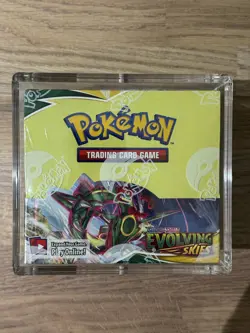 Pokemon TCG - Evolving Skies Booster Box New & Sealed with Acrylic Box - Image 1