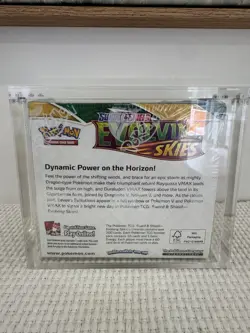 Pokemon TCG Sword and Shield - Evolving Skies Booster Box w/Acrylic case FACTORY - Image 2
