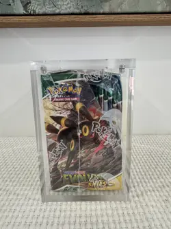 Pokemon TCG Sword and Shield - Evolving Skies Booster Box w/Acrylic case FACTORY - Image 5
