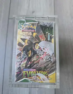 Pokemon TCG Evolving Skies Booster Box New & Sealed with Acrylic Box - Image 2