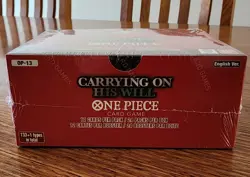One Piece Card Game OP-13 Carrying On His Will English Booster Box SEALED - Image 3