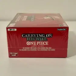 One Piece Card Game OP-13 Carrying On His Will ENGLISH Booster Box SEALED - Image 4