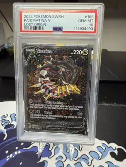 Pokemon 2022 Sword & Shield Lost Origin #186 Giratina v Full Art PSA 10 - Image 2