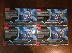 (4x) Pokemon Trading Card Game Greninja ex and Kingdra ex Special Collection Box - Image 2