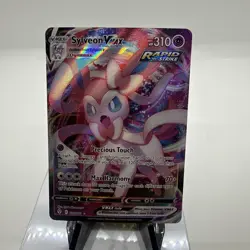 Sylveon VMAX 075/203 Evolving Skies Full Art Pokemon Card TCG NM - Image 1