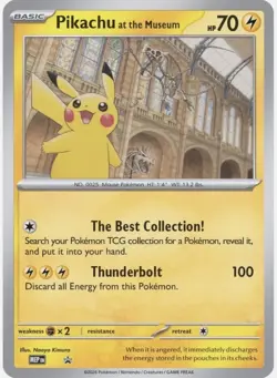 PRESALE Pokemon x Natural History Museum Exclusive Promo Card | Intl Ship, 28/1 - Image 1