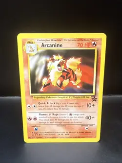 Pokemon Card - Arcanine WoTC Black Star Promo 6 Non Holo J - Image 1