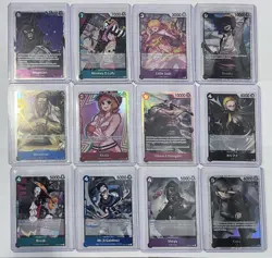 One Piece TCG Super Rare Lot of 12 SR and Rares Foil Cards English One Piece Lot - Image 1