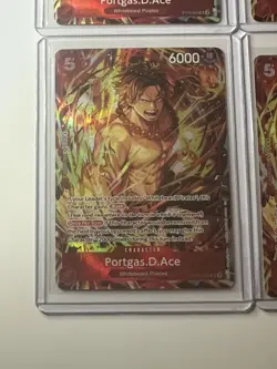 Portgas.D.Ace ST15-005 Illustration Box Vol. 5 Promo 4 Card Play Set Lot - Image 5